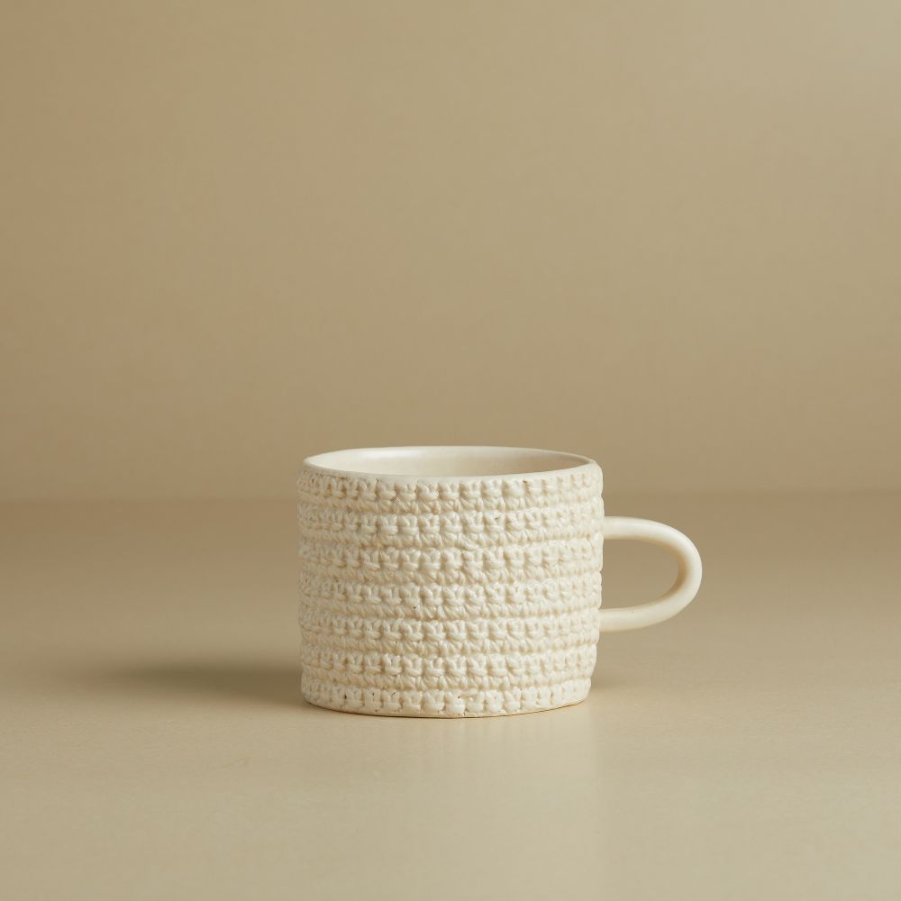 [고유포터리] knit mug 02 (14 color) 이보현 작가 니트머그 니트패턴 핸드메이드 도자기 - 상세 이미지 2