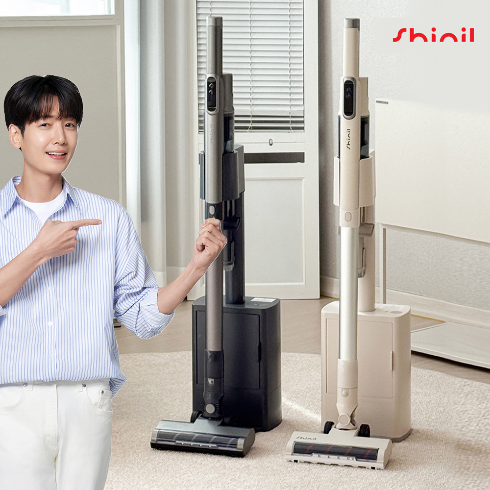 신일 무선 청소기 자동 먼지비움 BLDC 진공 가벼운 초경량 원룸 가정용 제품 이미지