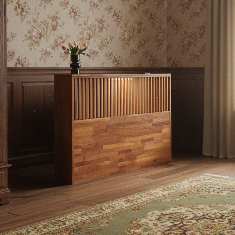 원목 침대헤드보드 저상형 침대헤드 선반 프레임 SS