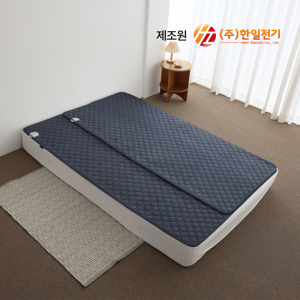 한일 국산 EMF 전자파없는 카본 침대 전기 장판 탄소 매트 극세사 캠핑 전기요 1인용 슈퍼싱글 - 상세 이미지 2
