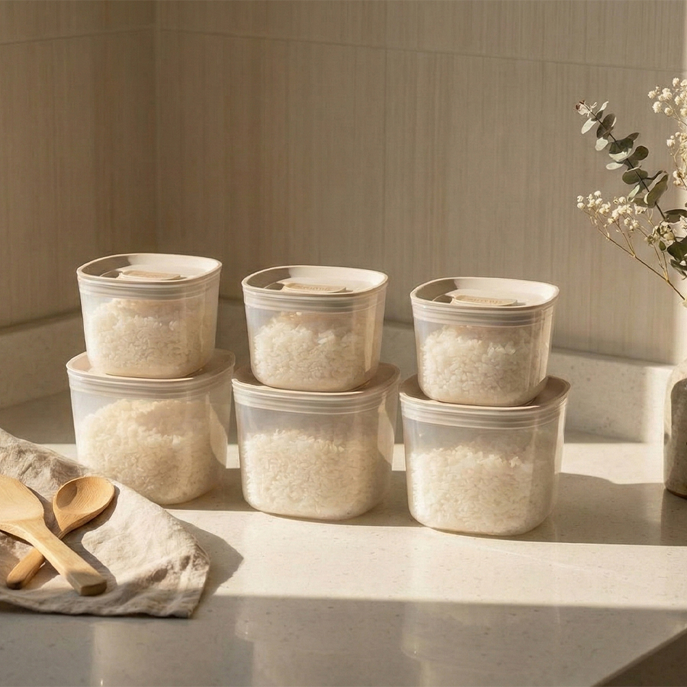 델리원 플래티넘 실리콘 밥팩 250ml 3P 냉동밥 보관용기 전자레인지 용기 - 상품 이미지