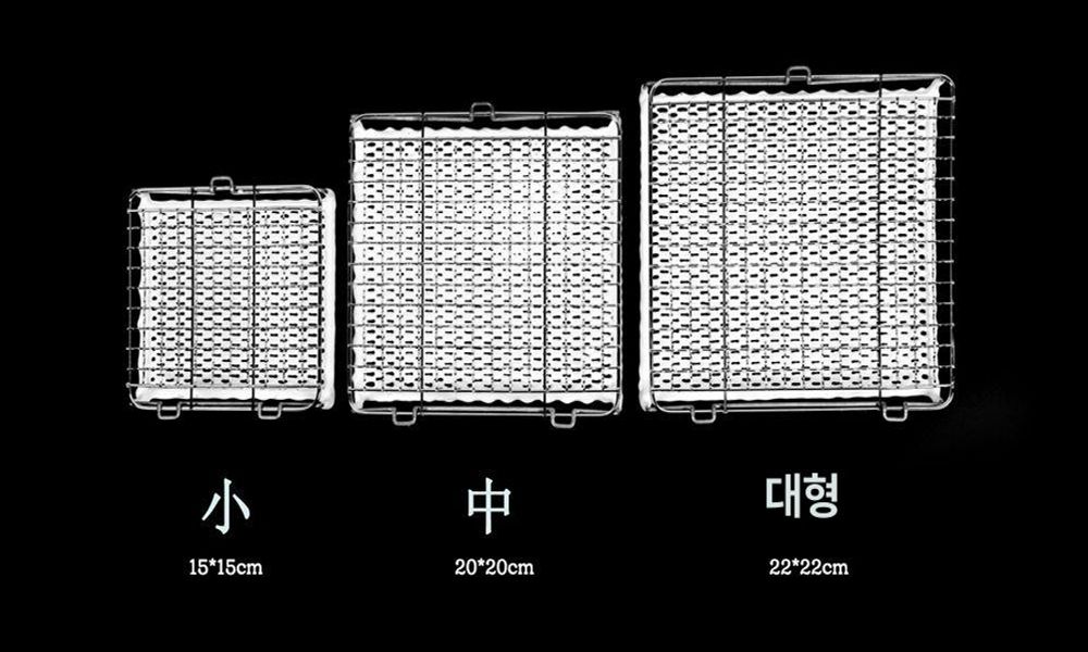 일본식 석쇠 그릴 믹 직화 불판 가정용 불고기 미니 소형 화로 구이 석판 - 상세 이미지 4