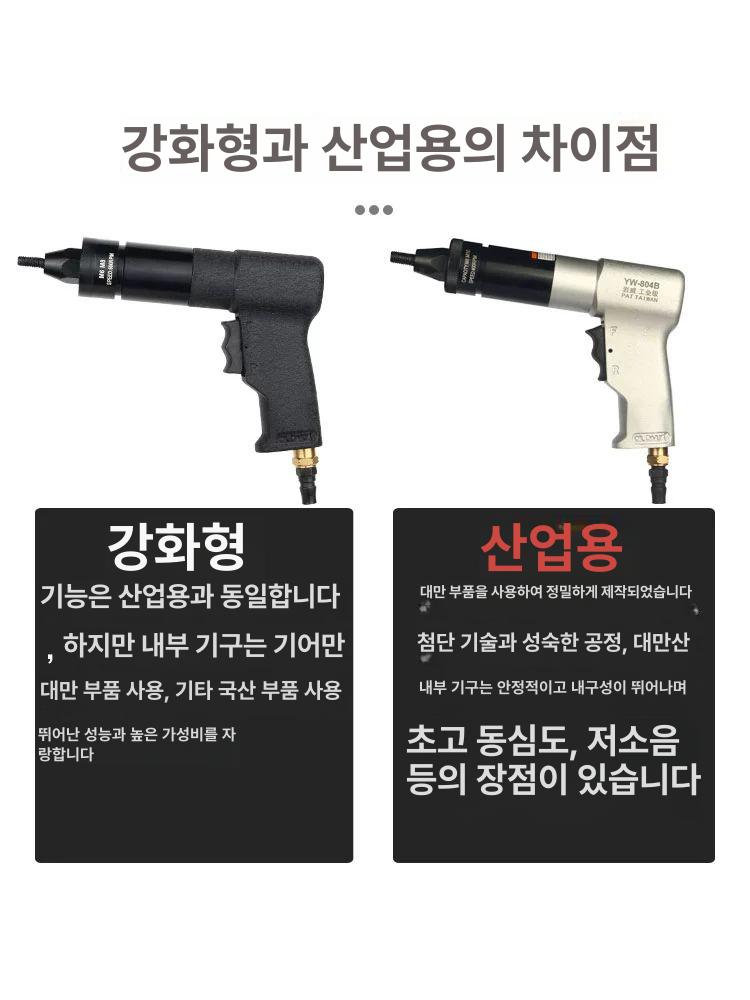 체결 어댑터 인서트 리벳건 부품 특수 볼트 리벳터건 산업용 804b+M8 M10 건 헤드 - 상세 이미지 2