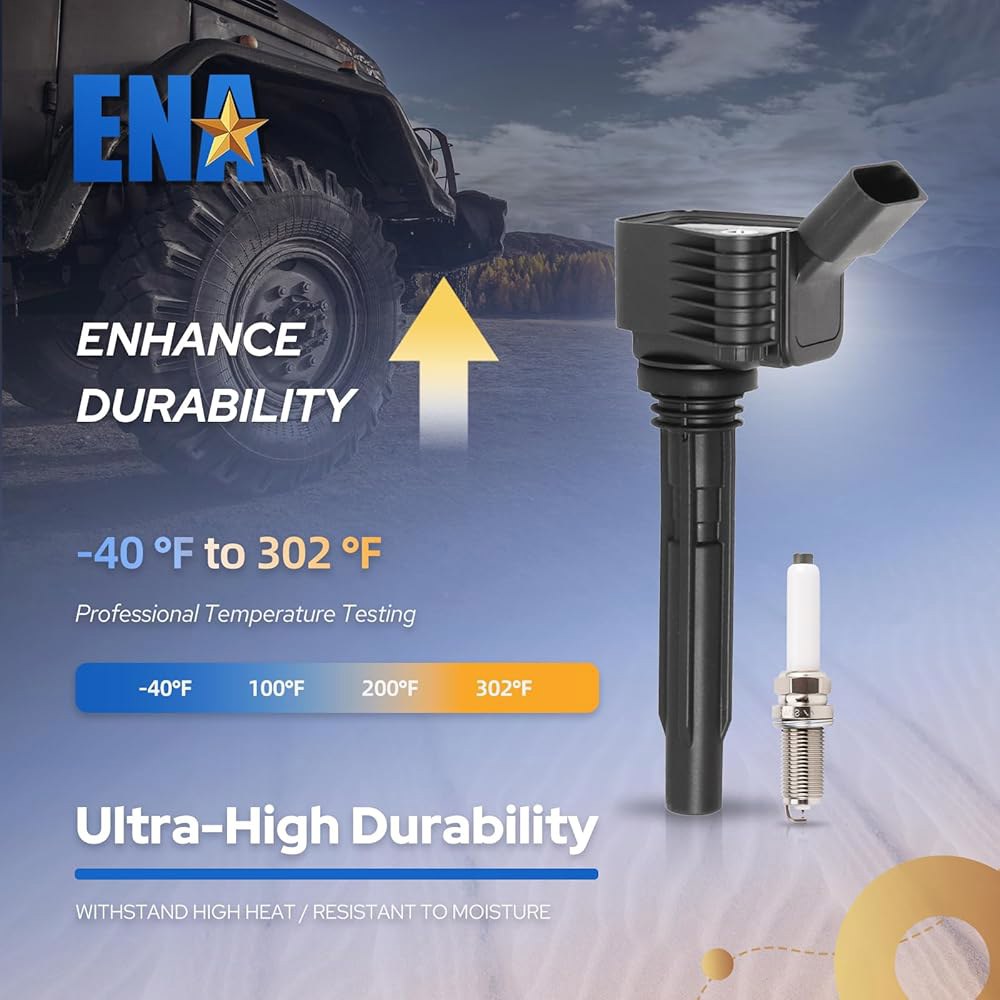 1.8 2014 2015 2016 2017 2018 2019 폭스바겐 아우디 파사트 제타 티구안 비틀 GTI 골프 S3 A3 A4 4분기 UF765 UF716용 점화 코일 팩 및 - 상세 이미지 3