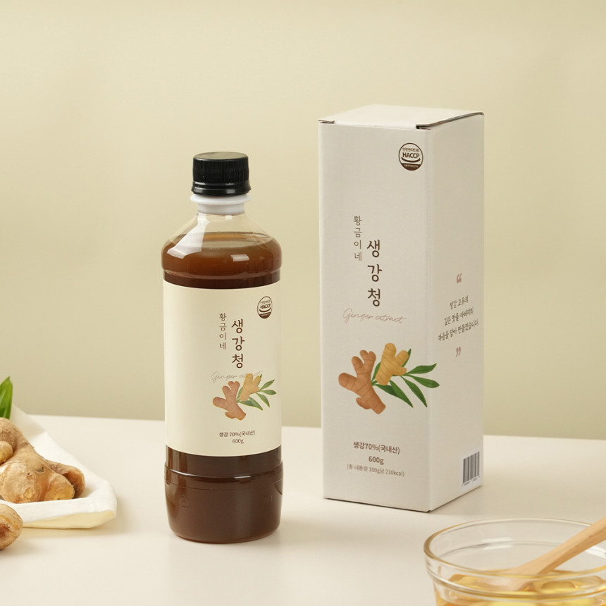 황금이네 생강청 생강차 생강진액 600g 엑기스 사진 3