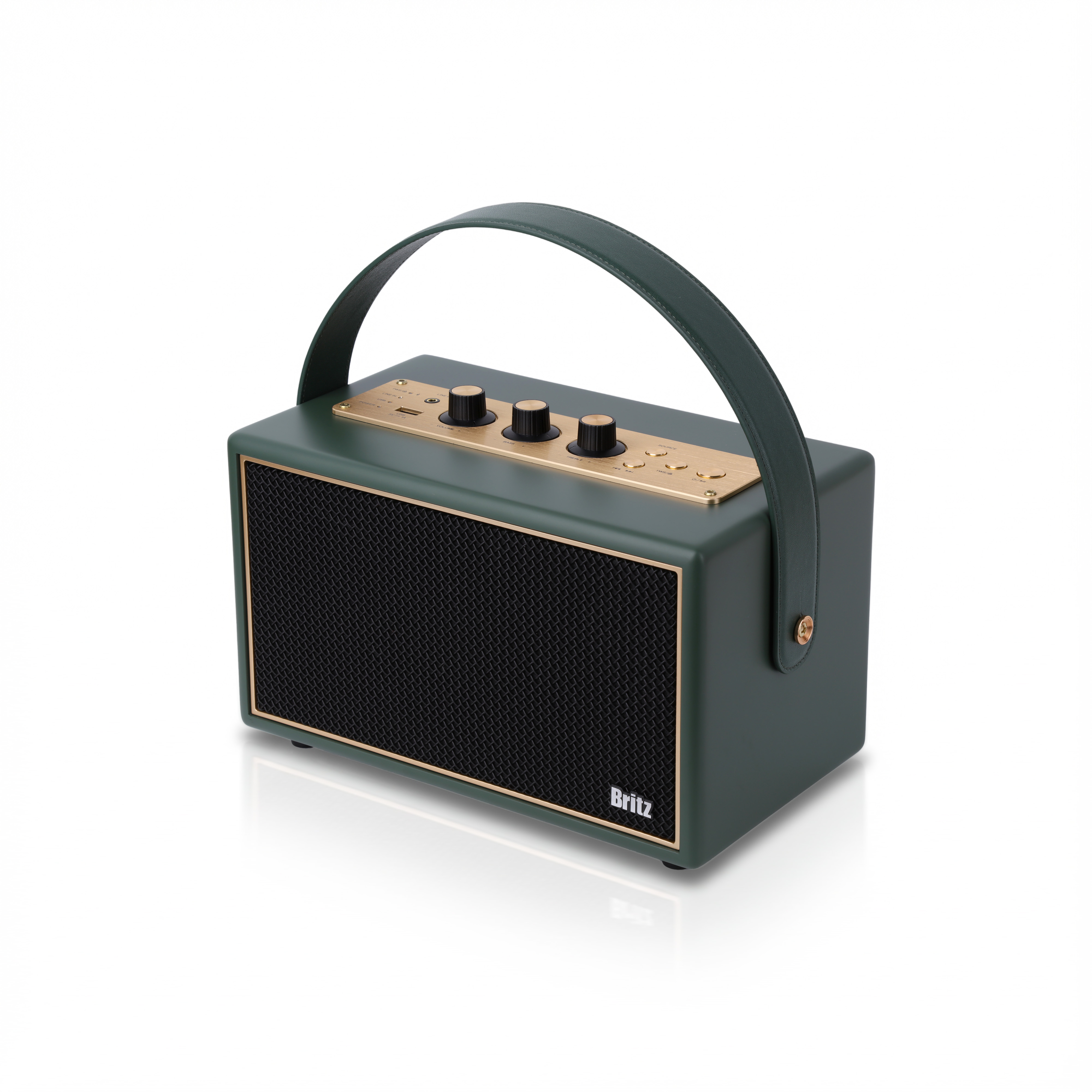 브리츠 BZ-JB8000 더 시그니처 블루투스 스피커 60W 오브제 딥그린 제품 이미지