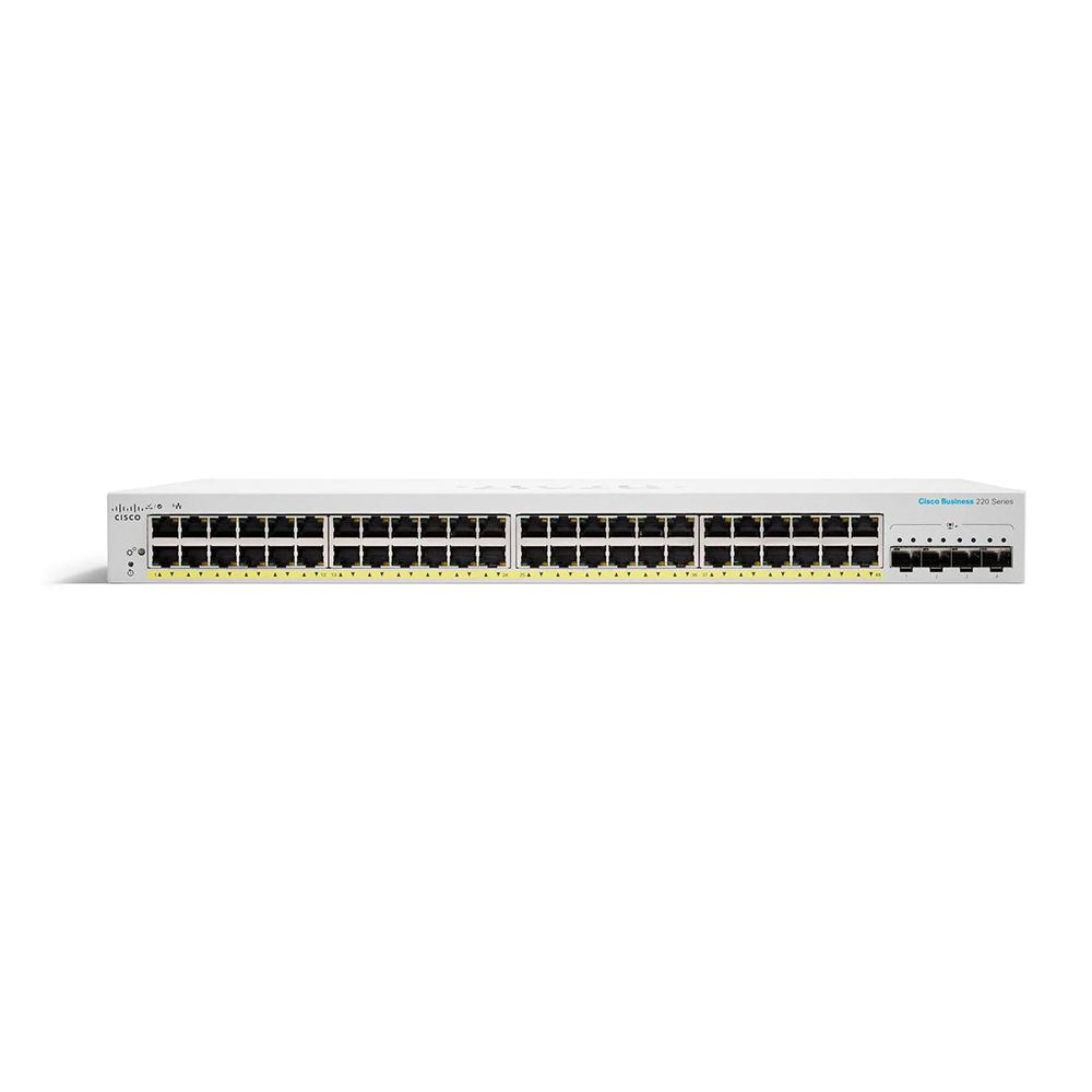 시스코 CISCO CBS220-48P-4G EU 48포트 PoE 기가비트 스위치 4SFP - 상세 이미지 2