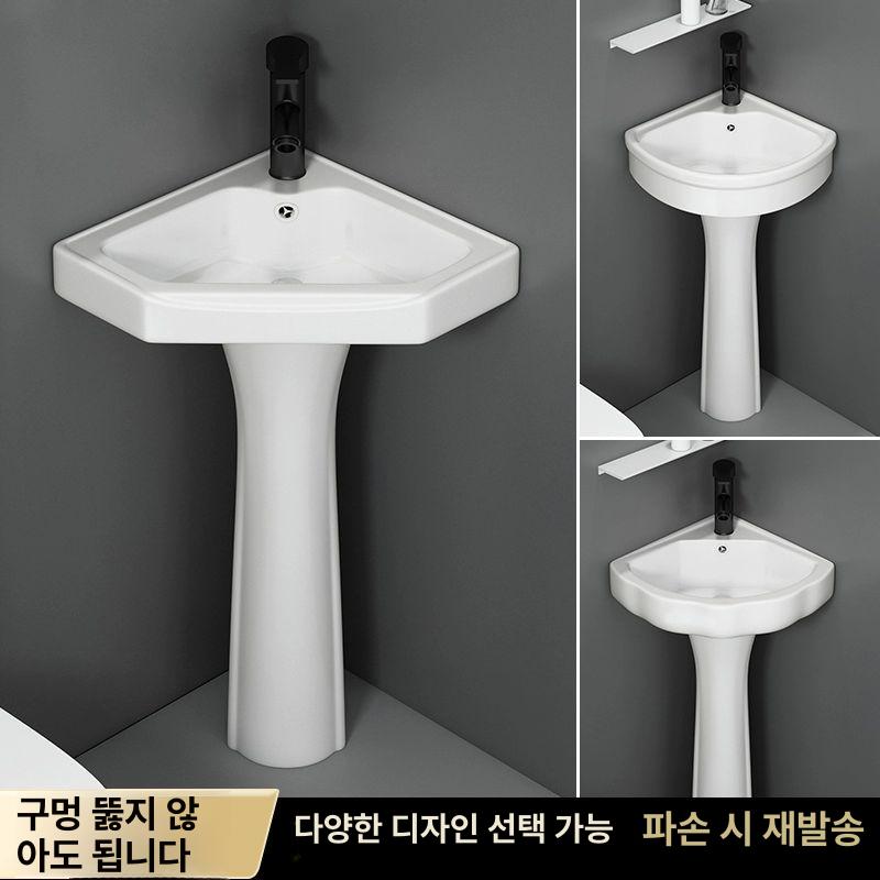 간이 욕실용 벽면 설치 소형 이동식 벽걸이형 개수대 2626 거울 포함 풀 세트 - 상세 이미지 2