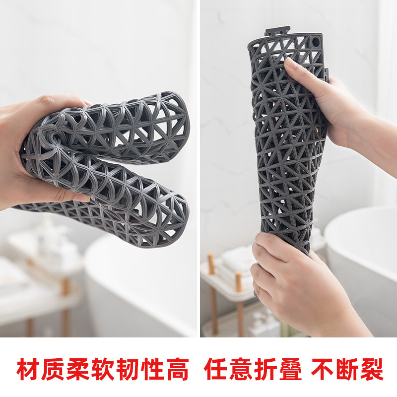 PVC 배수 매트 30cm 개입 미끄럼 조립 바닥 작업장 접지 세차장 현관 - 상세 이미지 4