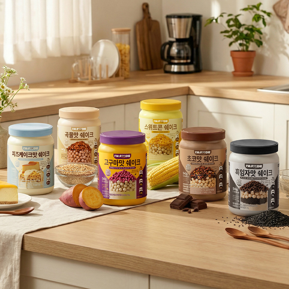 아임푸디 맛있는 단백질 쉐이크 고단백 저당 프로틴 단백질보충제 고구마맛, 540g, 1개 이미지 4