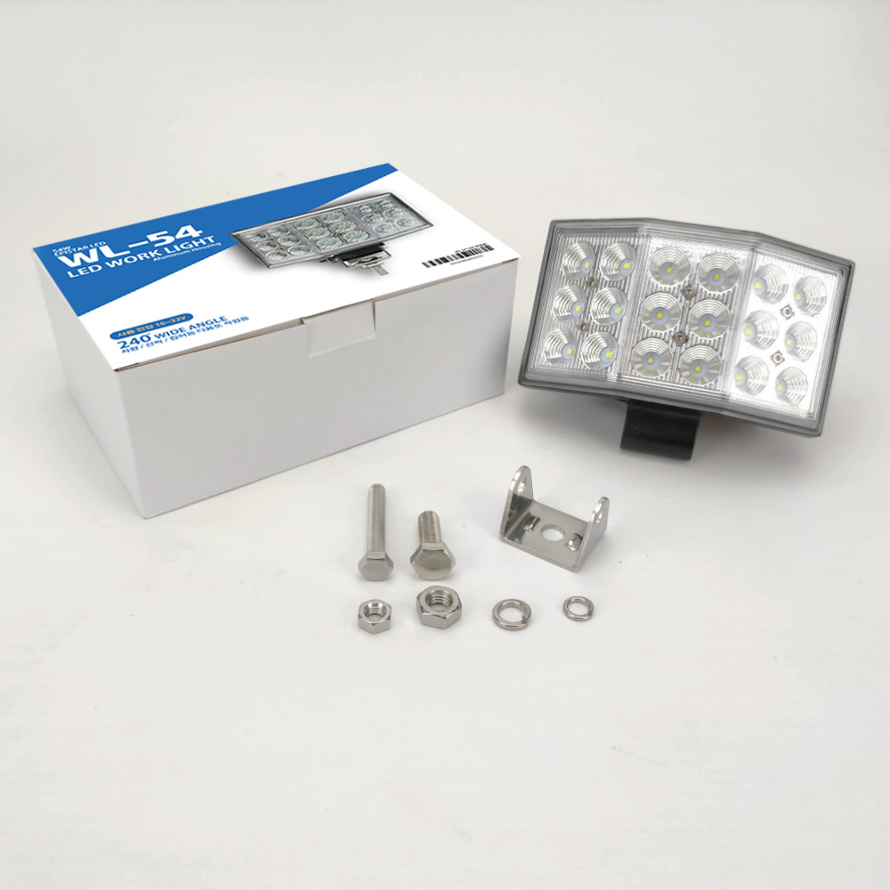 WL54 LED 써치라이트 54W 야간 작업등 차량용 선박용 화물차 DC 12V 24V - 상세 이미지 3