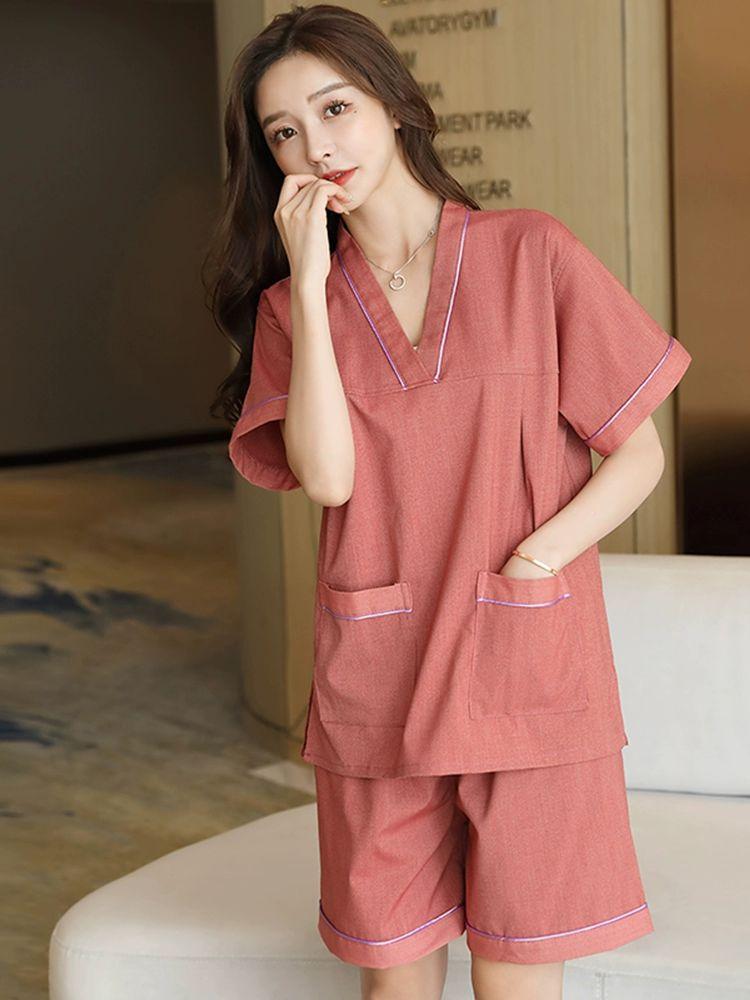 찜질복 5XL 6XL 커플 숯가마 9XL 황토 목욕탕 다크블루 xl - 상세 이미지 4