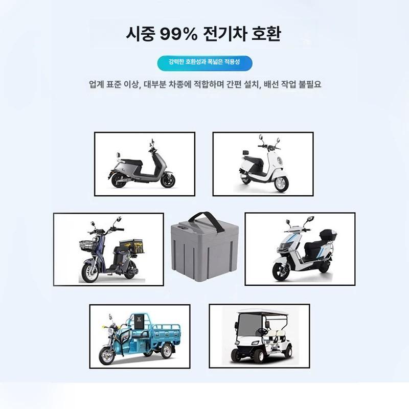 48v 20ah 배터리 전기 충전기 용량 자전거 공기 전체 충전 - 상세 이미지 4