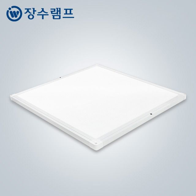 장수램프 LED 직하 엣지등 평판조명 슬림 샤인 640X640 50W 거실 사무실
