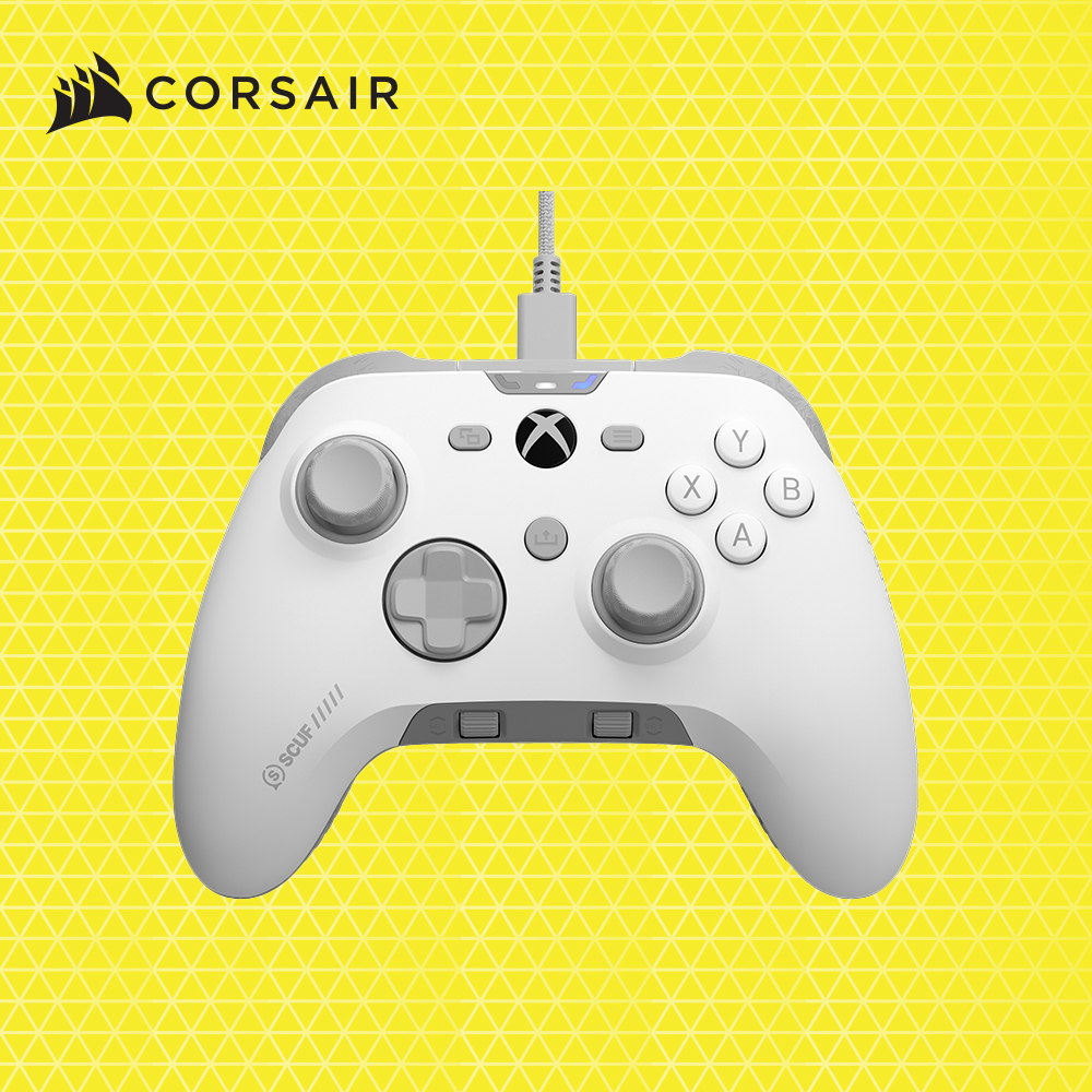 커세어 스커프 벨러 PRO XBOX 게임패드 컨트롤러 조이스틱 화이트 - 상품 이미지