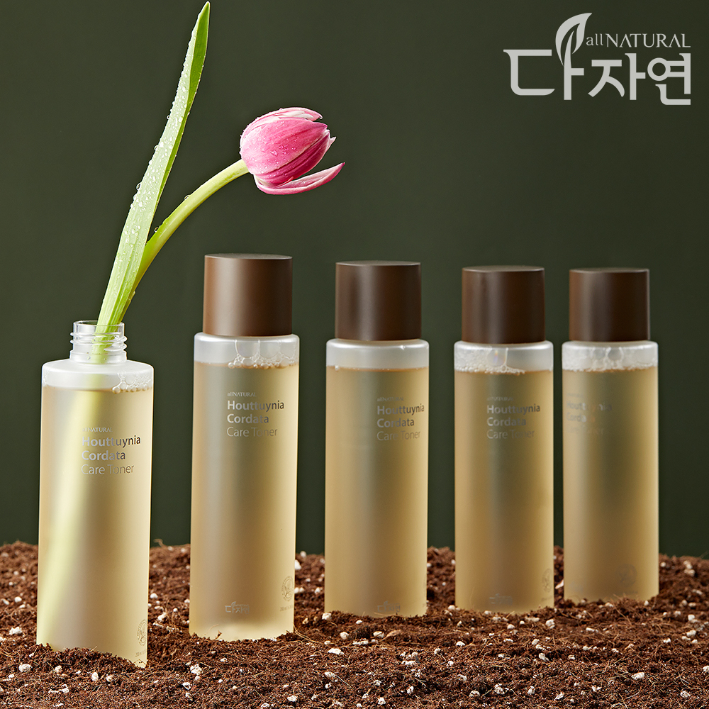 자연의벗 다자연 어성초 케어 토너 200ml 스킨 수분 알라토인 녹차 추출물 저자극 진정 - 상세 이미지 3