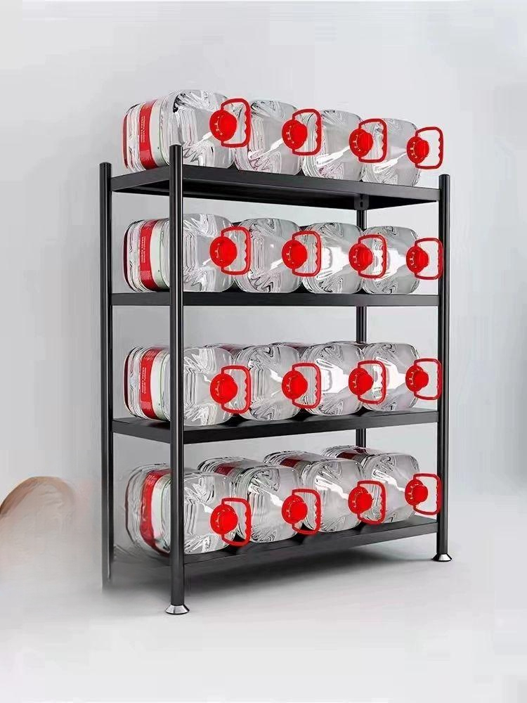 경량랙 무볼트 조립 스탠드 공장용 펜트리 확장형 베란다 1단 50 x 35x80 3단 바퀴 포함 - 상품 이미지