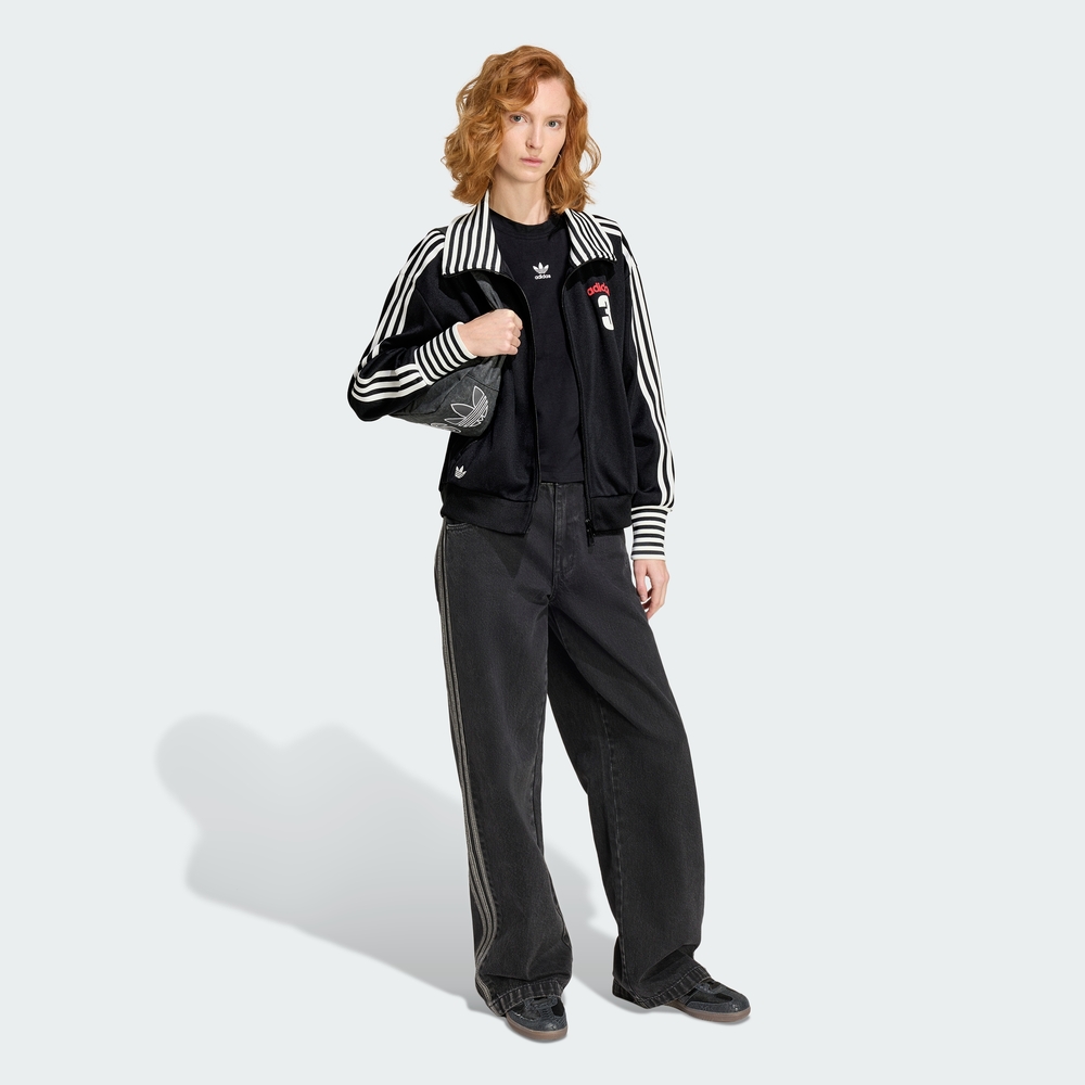 [아디다스 공식] VINTAGE BB TT 스트라이프 리브 트랙 탑 KW2054 - 상세 이미지 4