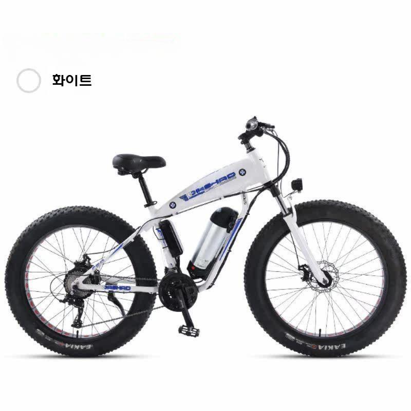 24/26인치 광폭타이어 전기자전거 펫바이크 펫타이어 27단 변속 - 상세 이미지 4
