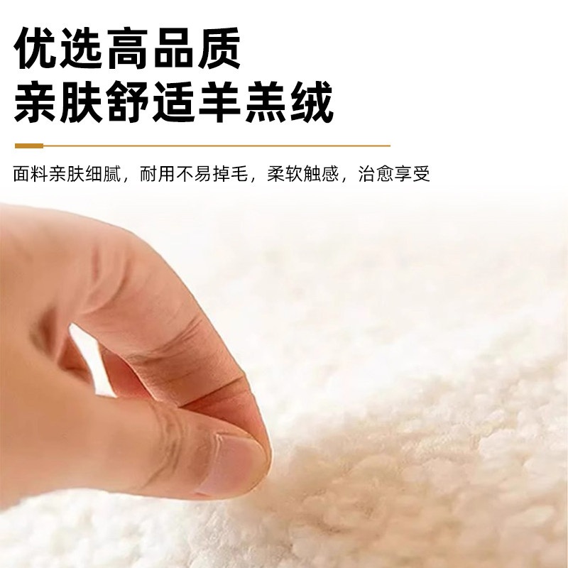 디자인 수납 스툴 간이 보조의자 벤치 정리함 수납형 카페 인테리어 의자 보조 대형 흰색 양모 - 상세 이미지 4
