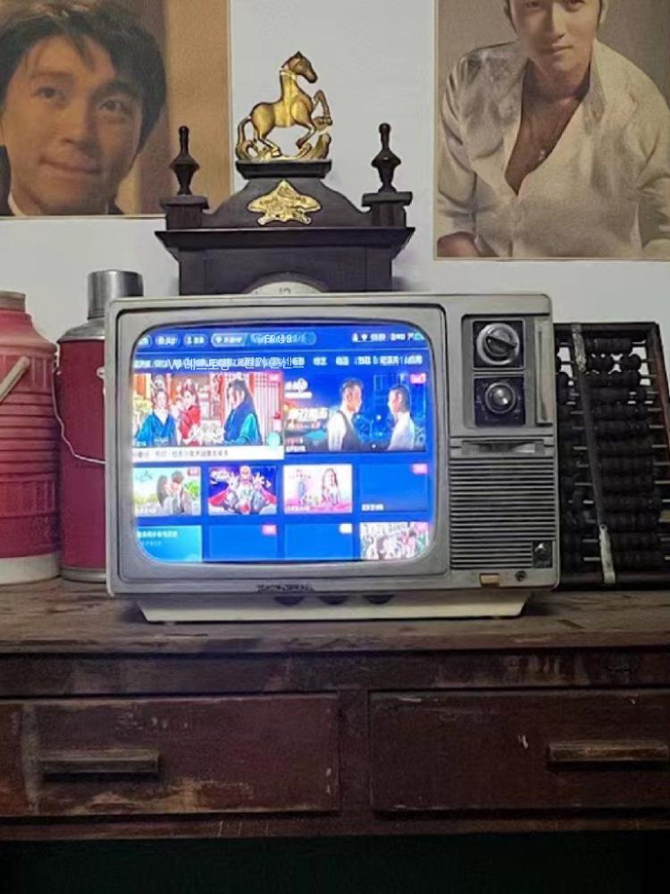 레트로 TV 송출 카메라 세트 옛날 소품 아날로그 티비 - 상세 이미지 4
