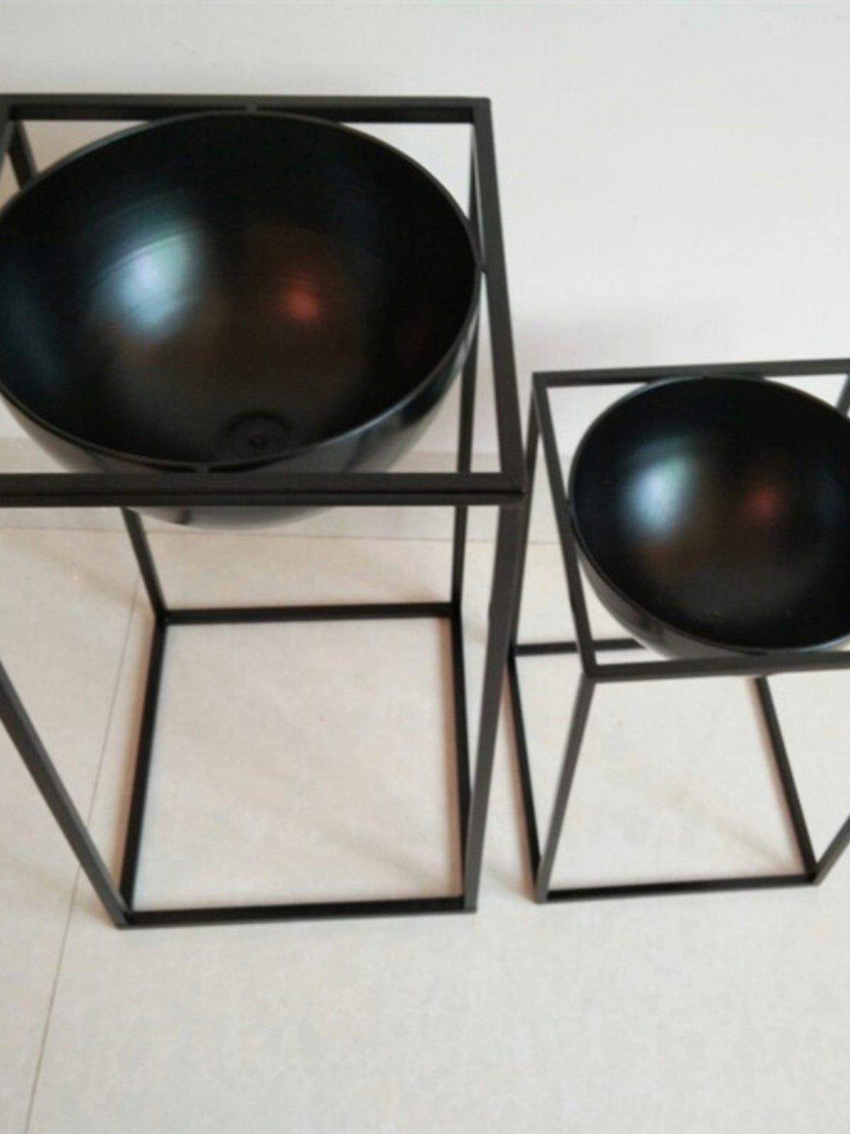 대형 화분 인테리어 블랙 실내 저면관수 사무실 다육 33 x 33 x 50블랙 - 상세 이미지 2