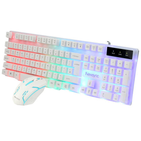 비트엠 비트엠 Newsync BITK-WT10 키보드 마우스 세트 화이트