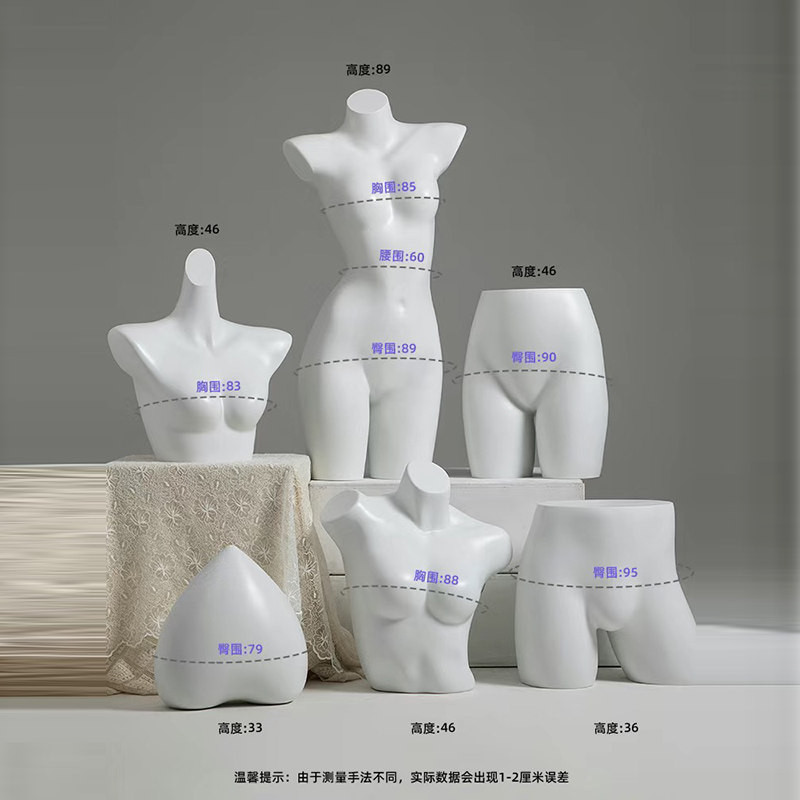 여성 속옷 마네킹 란제리 상반신 디스플레이 피팅 행거 흉상 - 상세 이미지 5