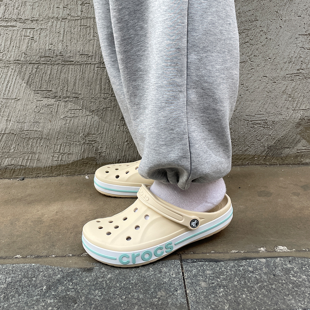 크록스 바야밴드 크록밴드 클래식 볼드 바야 클로그 아쿠아 샌들 슬리퍼