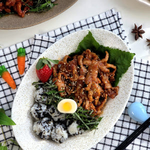 [단품] 국내산 명일 통뼈 국물 무뼈직화 닭발 밀키트 야식 캠핑 500g... 맛있게 먹은 솔직 후기 - 상품 이미지 2
