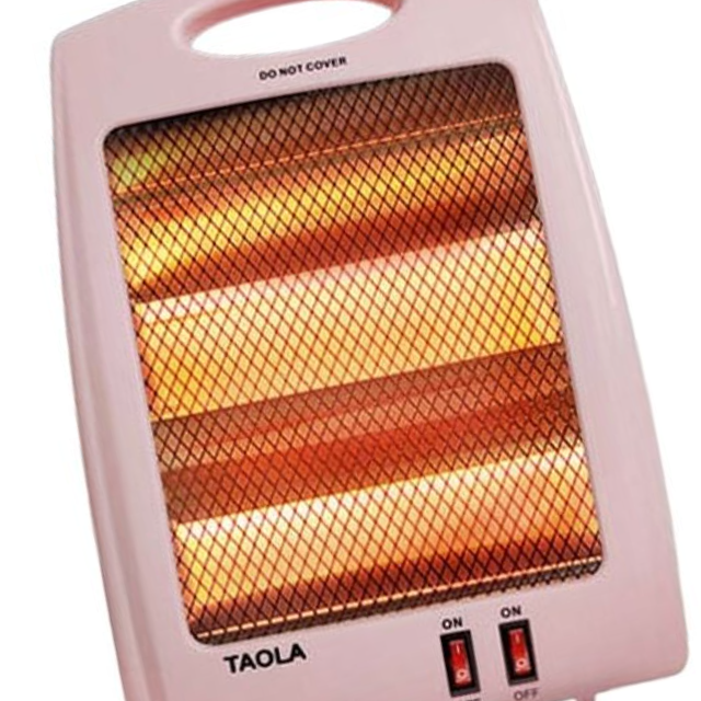 무취 무소음 석영관 전기 히터 1P 안전망 발난로 난방