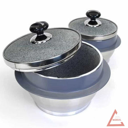 컬레웨이브OEM 별추샤인 자연석 곱돌솥 돌뚜껑 14cm 2인용 누룽지 무쇠 숭늉