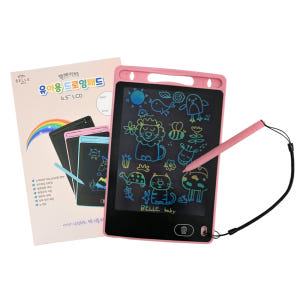 벨베이비 유아용 드로잉패드 전자칠판 LCD 6.5인치 핑크 실사용 후기 | 효과 있을까? - 상품 이미지 1