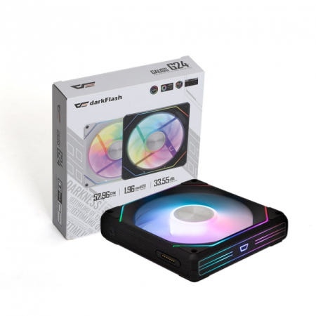 DARKFLASH Gauss G24 마그네틱 ARGB (블랙)