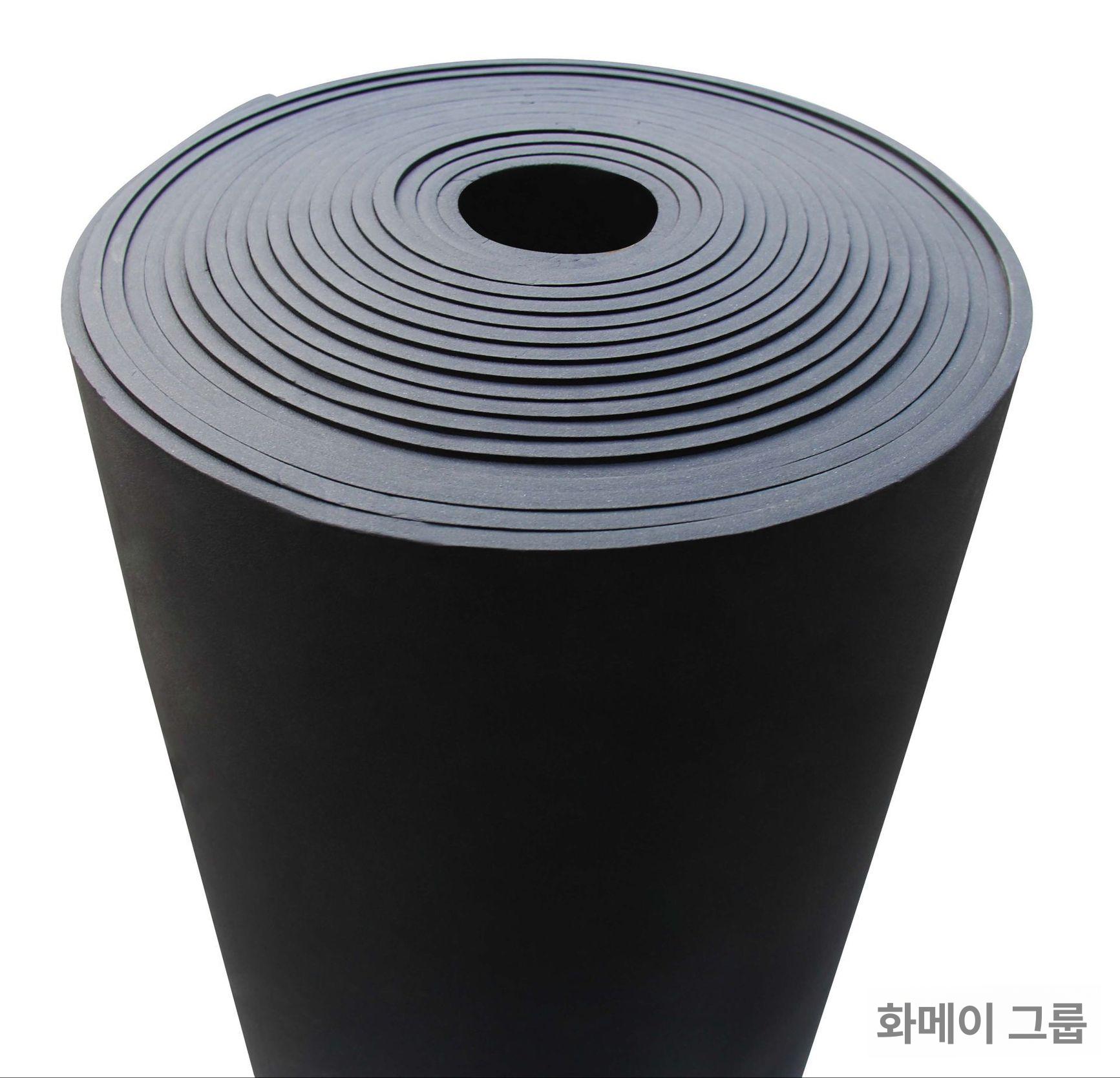 고무 매트 실내 깔판 충격흡수 층간소음 방지 헬스장 접착제 없는 단열판 0.5cm m - 상세 이미지 5
