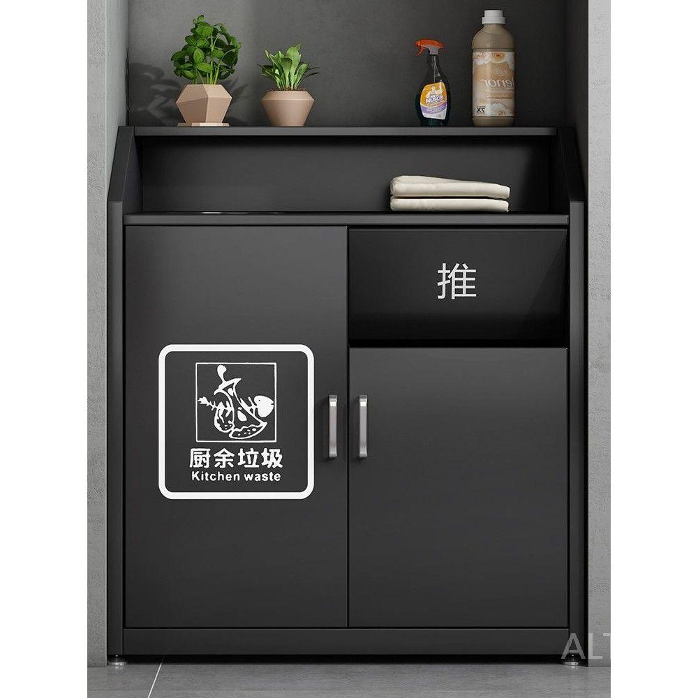 매장 퇴식구 셀프바 주방 진열장 휴지통 제로 데스크 실버-100x55x110cm - 상세 이미지 2