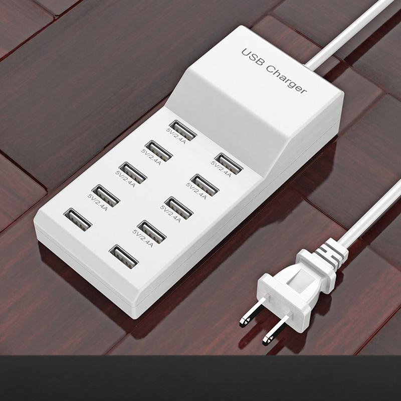 USB 멀티 포트 PD 초고속 충전 다중 PPS 지원 10포트 미국표준 - 상품 이미지