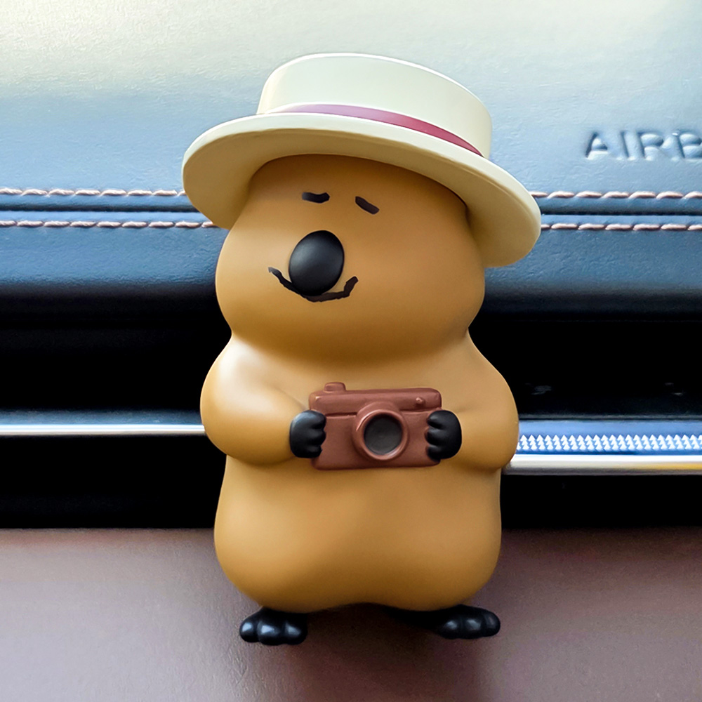 벨르아망 다이노탱 미니 차량용 방향제 자동차 송풍구 디퓨저 새차 선물 여행쿼카 제품 이미지