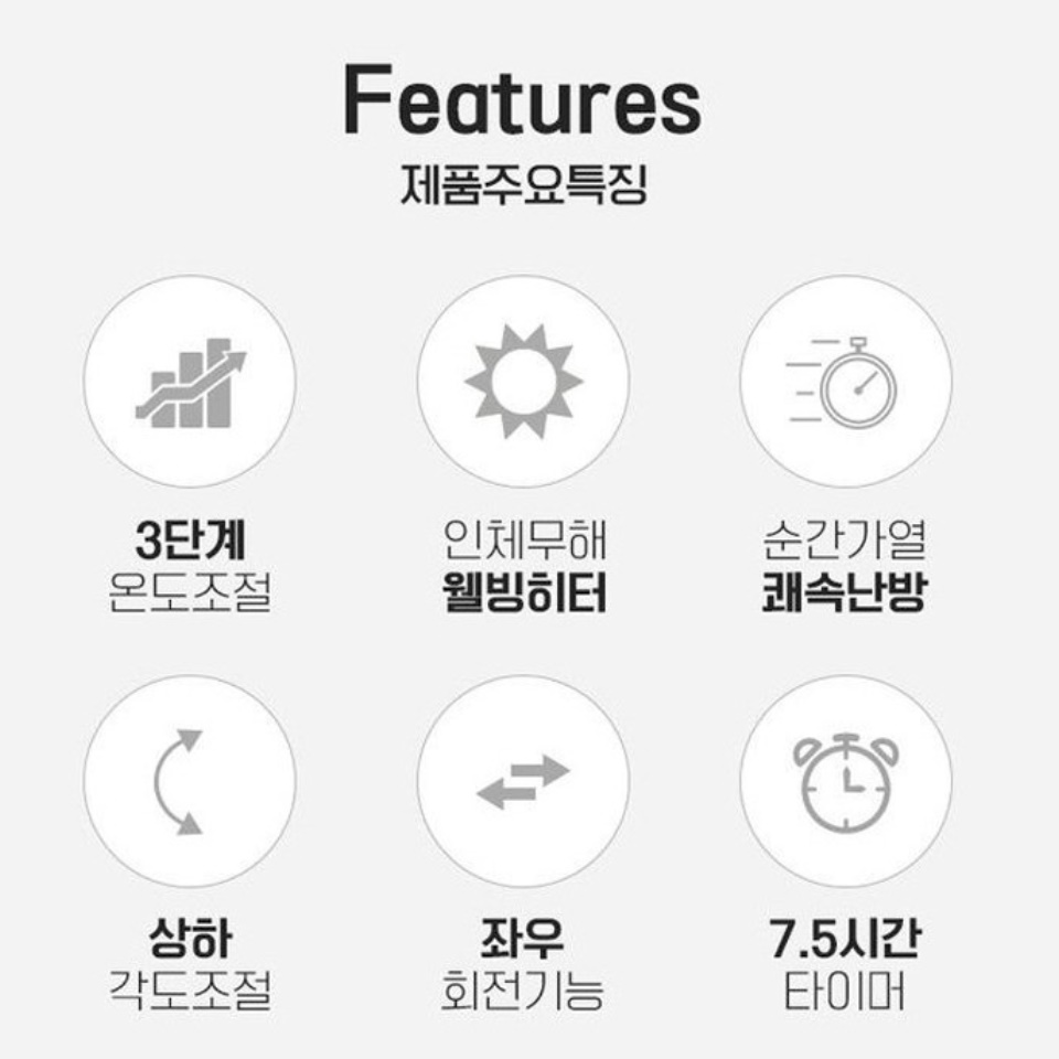 매장용 히터 벽걸이 난방기 적외선 히터 카페 매장 공장 난로 이미지 3