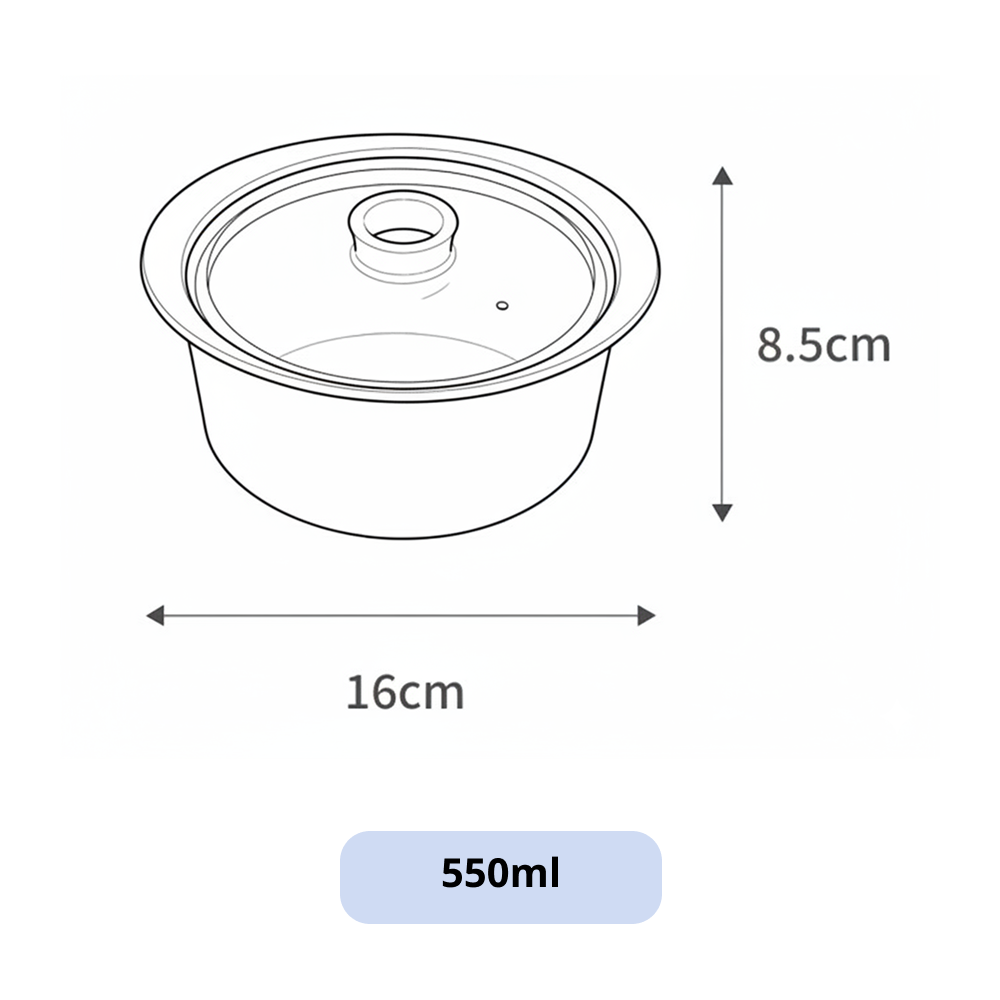 당기고 프리미엄 실리콘 계란찜 찜기550ml 전자렌지 라면용기800ml 오븐 찜기 용기 실리콘찜기 야채찜기 이미지 6