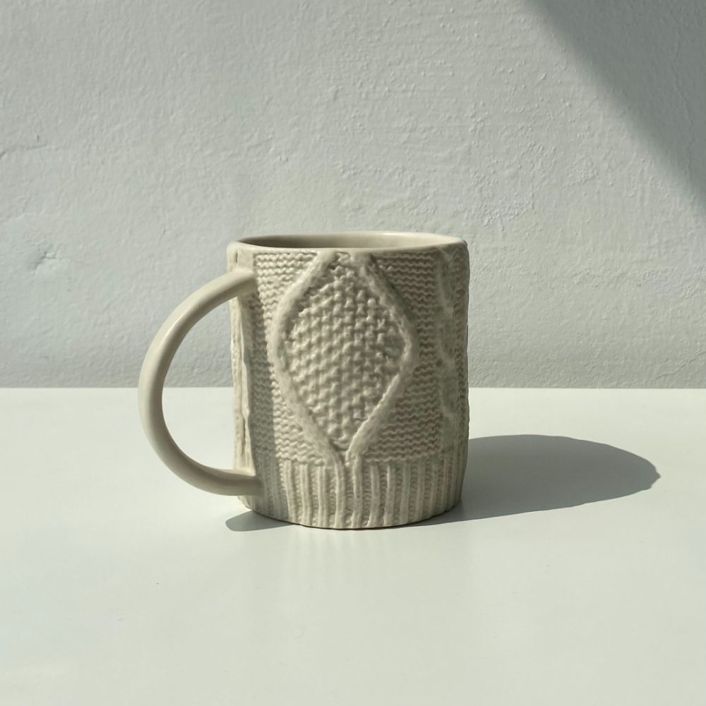 [고유포터리] knit big mug 01 (14 color) 이보현 작가 니트머그 빅니트머그 핸드메이드 도자기 - 상세 이미지 2
