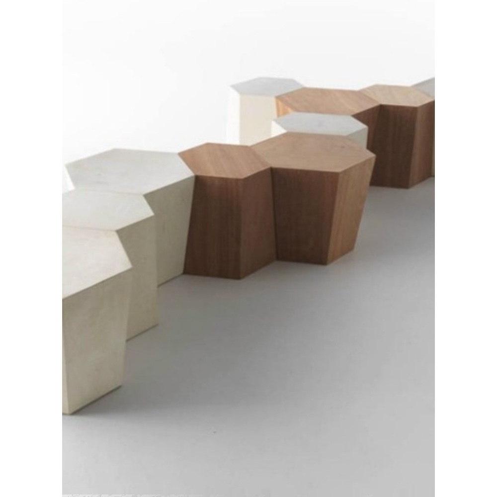 북유럽 나무 스툴 꾸미기 원목 미니 우드 감성 스튜디오 화장대 보조 간이 44x38x44cm 흰색 1개 - 상품 이미지