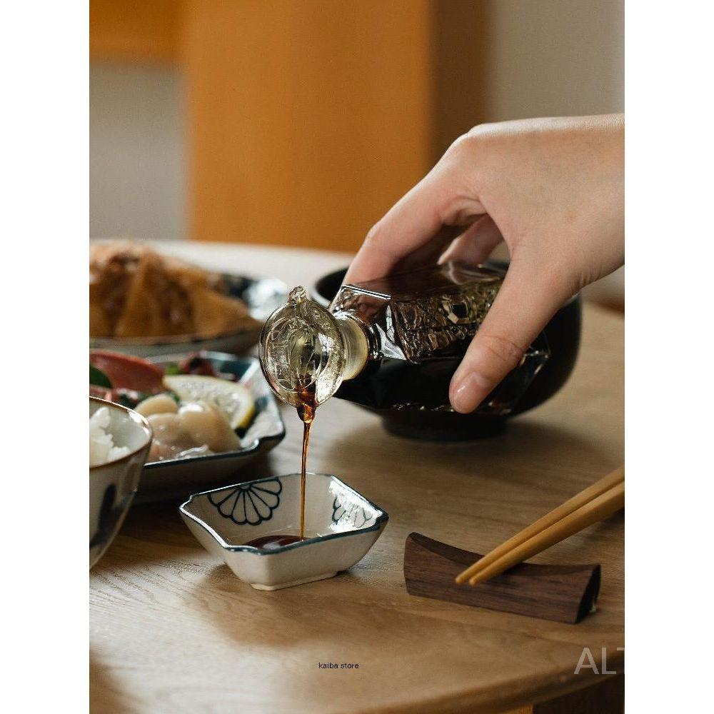 일본 간장병 뚜껑 소스병 유리 6.8x11.5cm 120ml - 상세 이미지 3