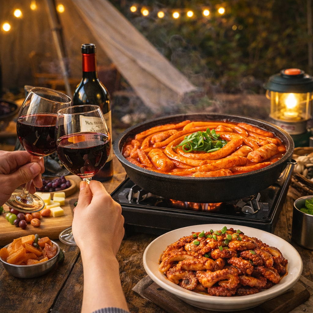 신쭈꾸미 볶음 국물떡볶이 로제떡볶이 3종 세트 올인원 집들이 캠핑 - 상세 이미지 2