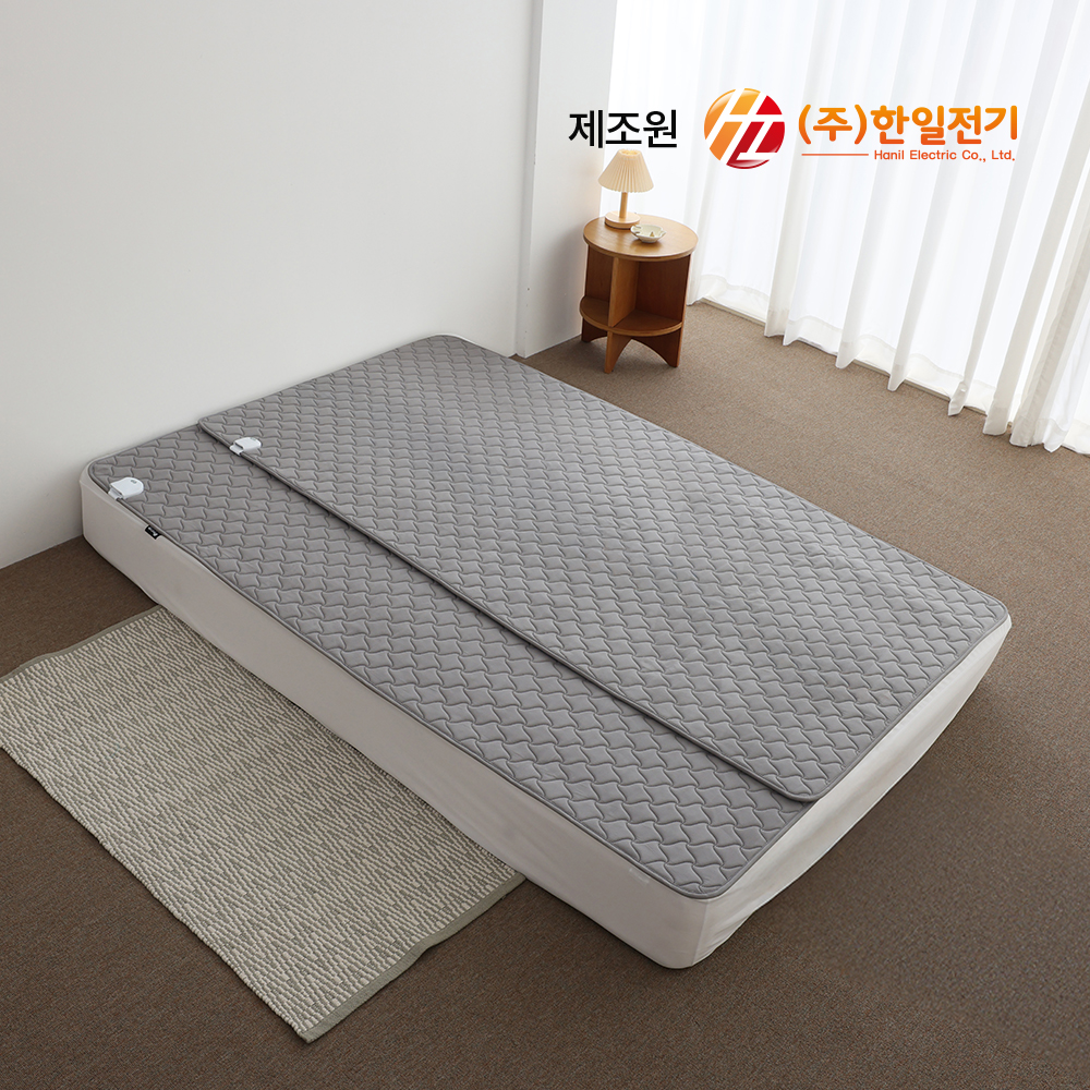 한일 국산 EMF 전자파없는 카본 침대 전기 장판 탄소 매트 극세사 캠핑 전기요 1인용 슈퍼싱글 - 상세 이미지 3