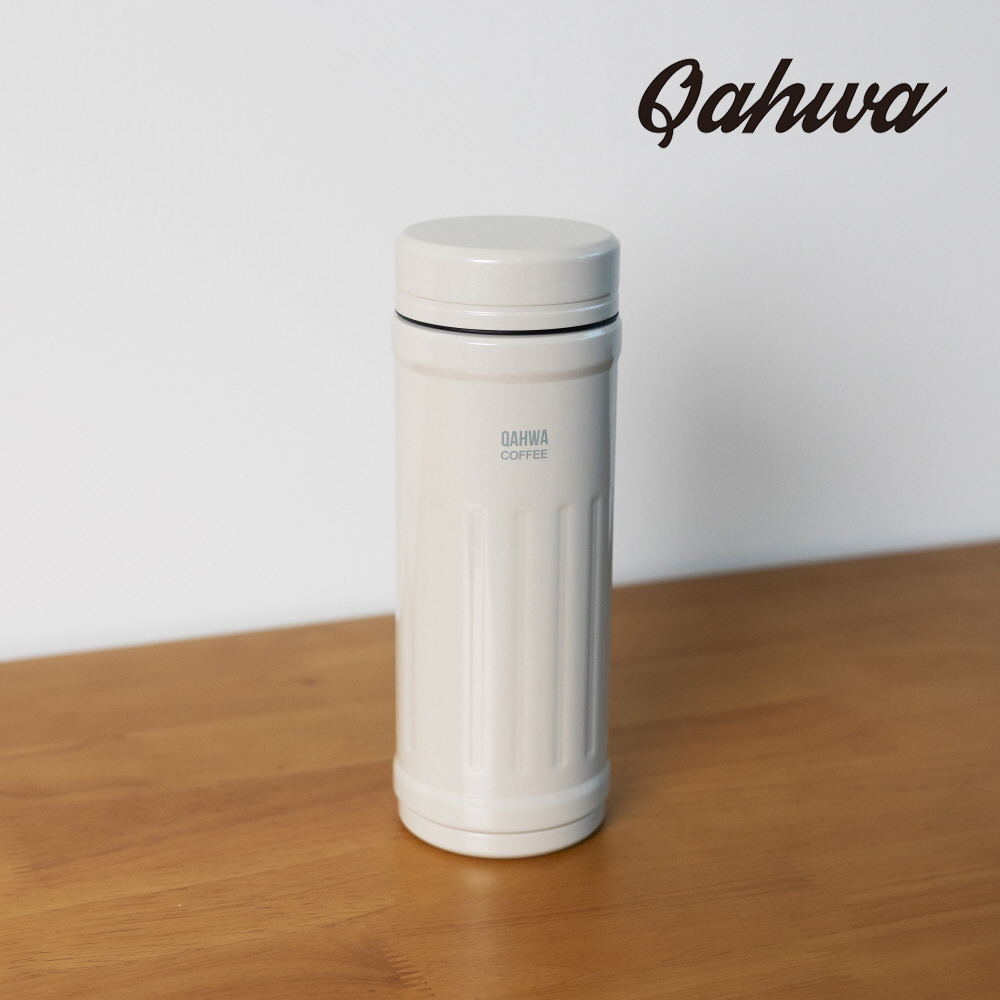 [정식수입] QAHWA 카와 커피 텀블러 테프론 코팅 410ml 보온보냉 가벼운 텀블러 - 상품 이미지