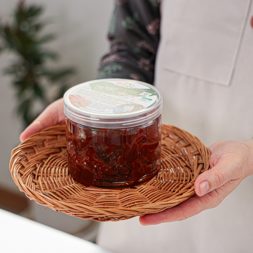 고추장 더덕장아찌 국산 반찬 순창 장담아전통식품 300g, 1개 이미지 7