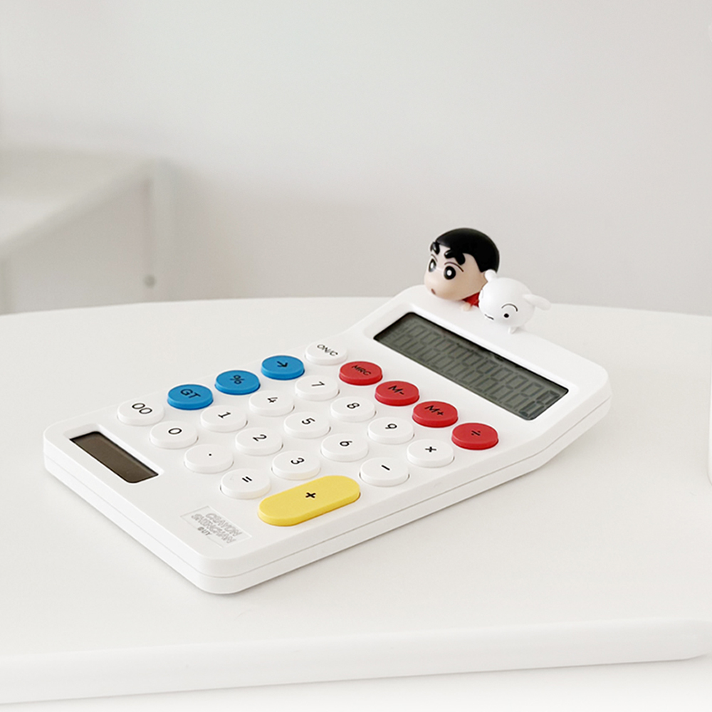 레토 짱구&흰둥이 빼꼼 피규어 계산기 제품 이미지