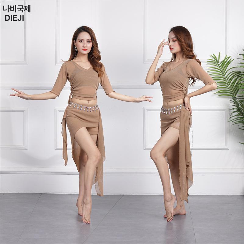 레슨웨어 연습복 공연용 의상 무대의상 라틴댄스복 줌바복 레드 s - 상세 이미지 3