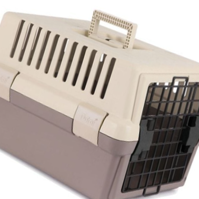 반려견 이동장 강아지 외출 캐리어 애견켄넬 브라운